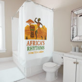 Afrikaanse Dans Douchegordijn (In situ)