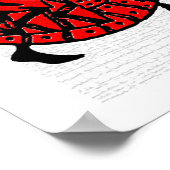 Afrikaanse dans van de zuselijkheid poster (Hoek)