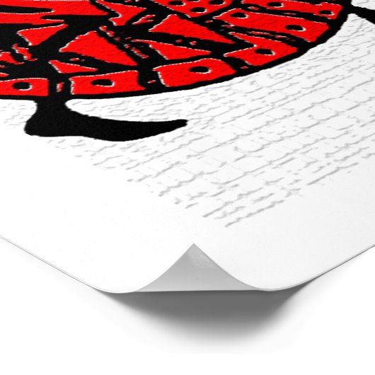 Afrikaanse dans van de zuselijkheid poster (Hoek)