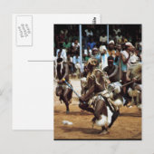Afrikaanse dans Zuid-Afrikanen Briefkaart (Voorkant / Achterkant)