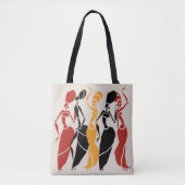 Afrikaanse dansende dames tote bag (Voorkant)