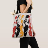 Afrikaanse dansende dames tote bag (Dichtbij)