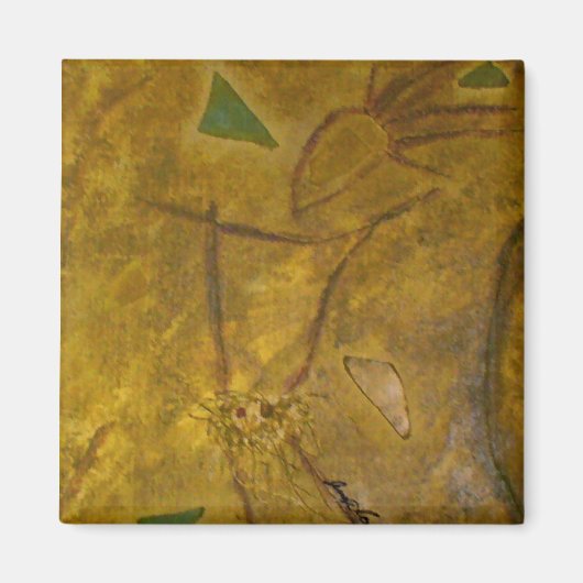 Afrikaanse danser art magneet (Voorkant)