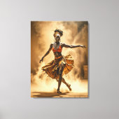 Afrikaanse danser canvas kunst (Voorkant)