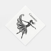 Afrikaanse Danser Silhouet Kunst Thunder_Thunder_C Servet (Hoek)