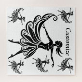 Afrikaanse danser Silhouette Art Thunder_Thunder_C Legpuzzel (Horizontaal)