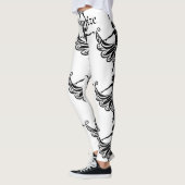 Afrikaanse danser Silhouette Kunst Thunder_Thunder Leggings (Links)