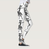Afrikaanse danser Silhouette Kunst Thunder_Thunder Leggings (Rechts)
