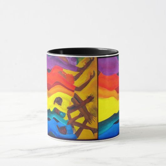 afrikaanse danseres mok (Midden)