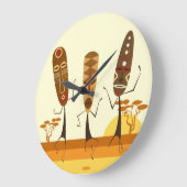 Afrikaanse dansers grote klok (Hoek)