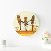 Afrikaanse dansers grote klok (Huis)