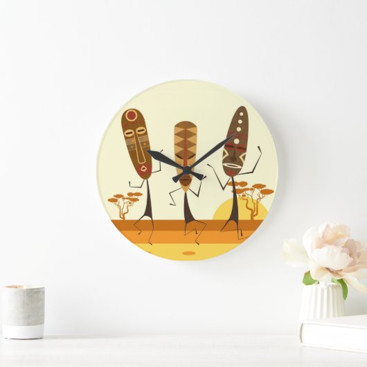 Afrikaanse dansers grote klok (Huis)
