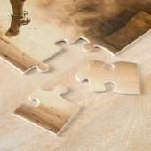 Afrikaanse danspuzzel legpuzzel (Zijkant)