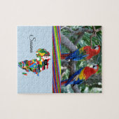 Afrikaanse Decoratieve Jigzaag Puzzle Legpuzzel (Horizontaal)