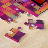 Afrikaanse Decoratieve Jigzaag Puzzle Legpuzzel (Zijkant)