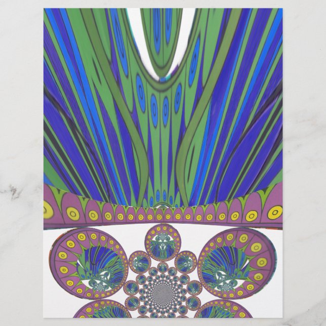 Afrikaanse decoratieve patroon moderne designkleur (Voorkant)