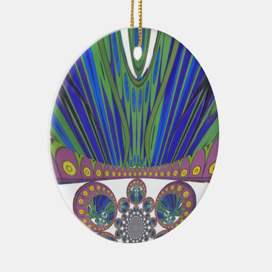 Afrikaanse decoratieve patroon moderne designkleur keramisch ornament (Rechts)