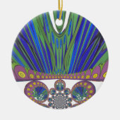 Afrikaanse decoratieve patroon moderne designkleur keramisch ornament (Voorkant)