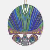 Afrikaanse decoratieve patroon moderne designkleur keramisch ornament (Links)