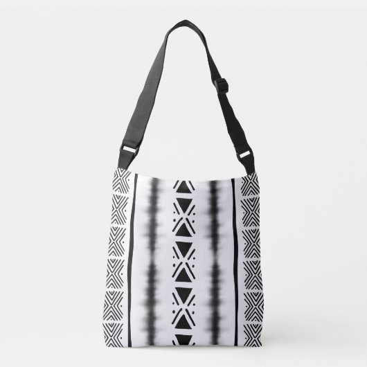 Afrikaanse Design Witte Tote Tas (Voorkant)
