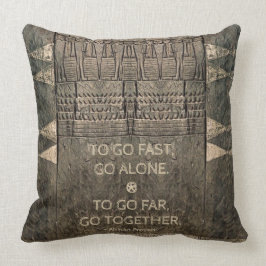 Afrikaanse deuropleiding kussen