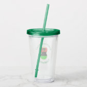 Afrikaanse Diaspora Amerikaanse Kerstengel Acryl Drinkbeker (Achterkant)