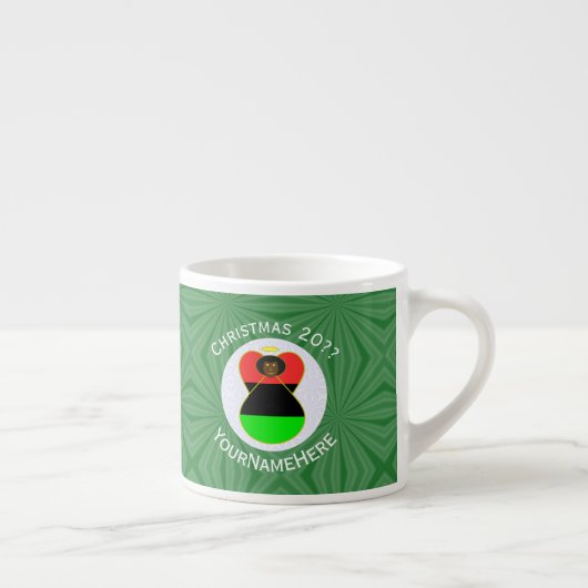 Afrikaanse Diaspora Amerikaanse Kerstengel Espresso Kop (Rechts)