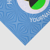 Afrikaanse Diaspora Angel Chanoeka Vlag gepersonal Tissuepapier (Detail)