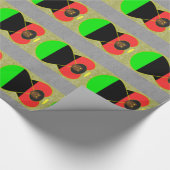 Afrikaanse diaspora vlag engel cadeaupapier (Hoek)