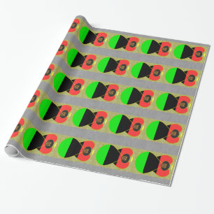 Afrikaanse Diaspora Vlag Engel Cadeaupapier