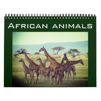 Afrikaanse dieren 2025 kalender