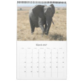 Afrikaanse dieren 2026 kalender (Mar 2027)