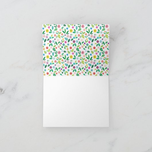 Afrikaanse dieren Baby shower Dank u wel Bedankkaart (Binnen)