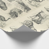 Afrikaanse dieren cadeaupapier (Hoek)