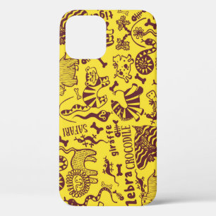 Afrikaanse dieren: Cultureel naadloos patroon. Case-Mate iPhone Case