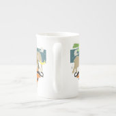 Afrikaanse dieren, de majestueuze safari porselein kop (Achterkant)