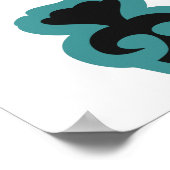 afrikaanse dieren en maskers poster (Hoek)