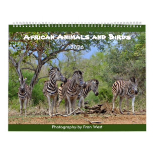 Afrikaanse dieren en vogels 2026 kalender