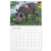 Afrikaanse dieren en vogels 2026 kalender (Jan 2026)