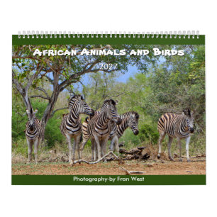 Afrikaanse Dieren en Vogels 2027 Agenda Kalender