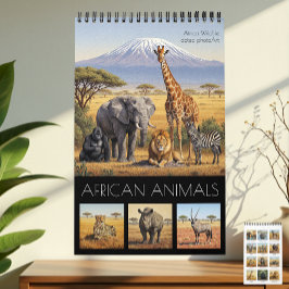 Afrikaanse Dieren Kalender 2027 / Afrikaanse Wilde