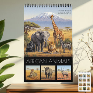 Afrikaanse Dieren Kalender 2027 / Afrikaanse Wilde