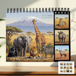 Afrikaanse Dieren Kalender 2027 / wilde Afrika