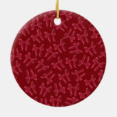 Afrikaanse dieren Kerstmis 1 Keramisch Ornament (Achterkant)