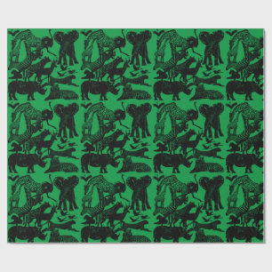 Afrikaanse dieren koelen unieke cadeau cadeaupapier