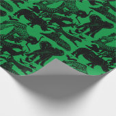 Afrikaanse dieren koelen unieke cadeau cadeaupapier (Hoek)