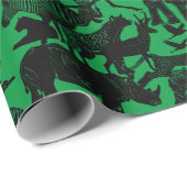 Afrikaanse dieren koelen unieke cadeau cadeaupapier (Rol Hoek)