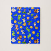 Afrikaanse dieren legpuzzel (Verticaal)