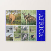 afrikaanse dieren legpuzzel (Horizontaal)