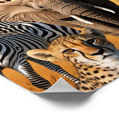 Afrikaanse dieren poster (Hoek)